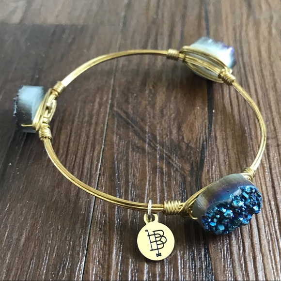 Bourbon and Bowties Jewelry - Bourbon & Bowties gold wire agate bracelet